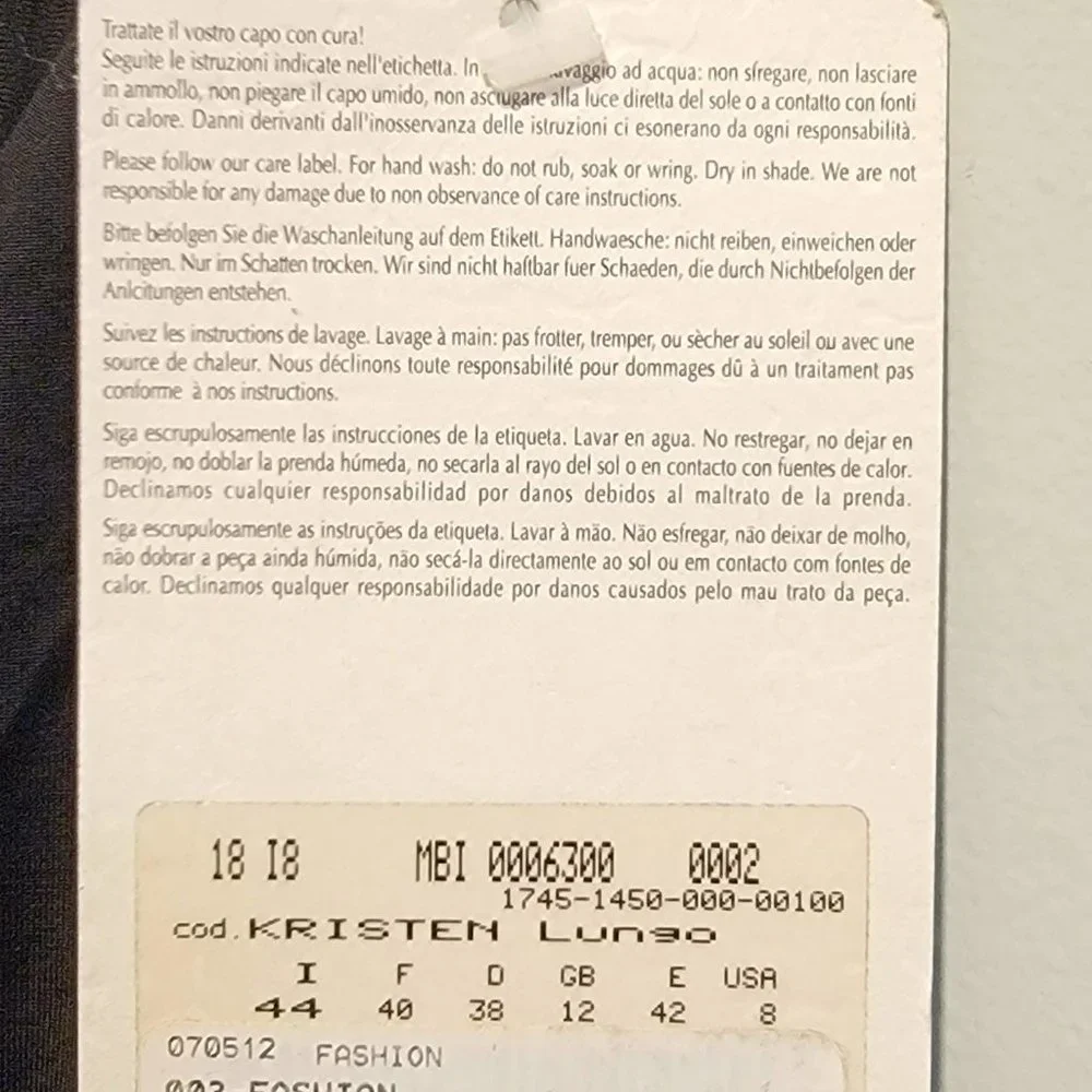 Vintage LA PERLA Ritmo Black Bodysuit w/ Jeweled & Beaded Back   Size 44/8 - Picture 9 of 11